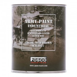 Pot de peinture marron 1 litre de la marque Fosco (469314)