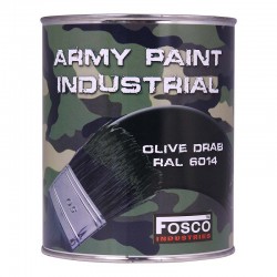Pot de peinture olive drab 1 litre de la marque Fosco (469314)