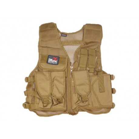 Gilet tactique recon tan de la marque DMoniac (911304)