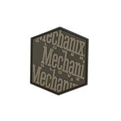 Patch 3D PVC hexagonal (avec velcro) de la marque Mechanix (52685)