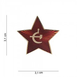 Badge métal Russian etoile rouge de la marque 101 Inc (6087 | 441023-1245)