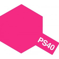 Peinture en spray pour carrosserie en polycarbonate - Peinture PS40 rose translucide 100 ml de la marque Tamiya (86040)