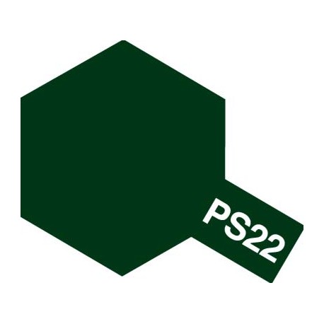 Peinture en spray pour carrosserie en polycarbonate - Peinture PS22 vert 100 ml de la marque Tamiya (86022)