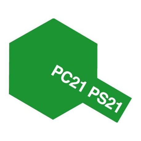 Peinture en spray pour carrosserie en polycarbonate - Peinture PS21 vert pré 100 ml de la marque Tamiya (86021)