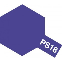 Peinture en spray pour carrosserie en polycarbonate - Peinture PS18 violet métallisé 100 ml de la marque Tamiya (86018)