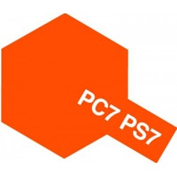 Peinture en spray pour carrosserie en polycarbonate - Peinture PS7 orange 100 ml de la marque Tamiya (86007)