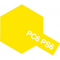 Peinture en spray pour carrosserie en polycarbonate - Peinture PS6 jaune 100 ml de la marque Tamiya (86006)