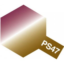 Peinture en spray pour carrosserie en polycarbonate - Peinture PS47 mimetique rose et doré 100 ml de la marque Tamiya (86047)