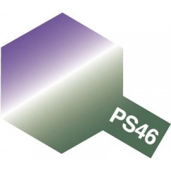 Peinture en spray pour carrosserie en polycarbonate - Peinture PS46 mimetique violet et vert 100 ml de la marque Tamiya (86046)