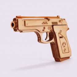 Construction en bois – Gun M1 3D (50 pièces) de la marque Wood trick (611402)