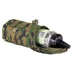 Poche tactique camouflage digital pour pot de billes airsoft avec système molle de la marque 101 Inc (359800)