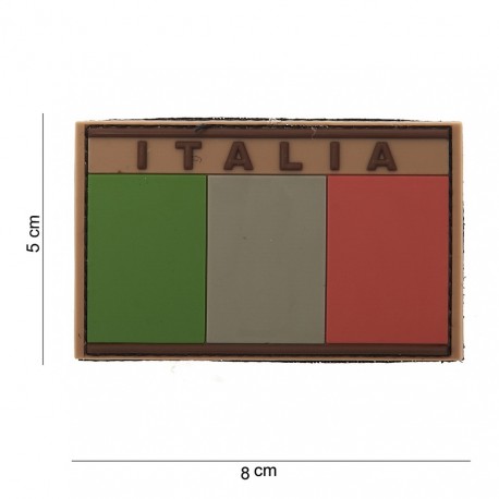 Patch 3D PVC Italie désert (avec velcro) de la marque 101 Inc (13035 | 444110-3575)