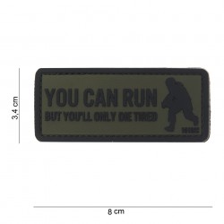 Patch 3D PVC You can run vert (avec velcro) de la marque 101 Inc (10066 | 444100-3813)