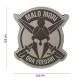 Patch 3D PVC Malo mori gris et brun (avec velcro) de la marque 101 Inc (10115 | 444180-3824)