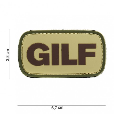 Patch 3D PVC GILF (avec velcro) de la marque 101 Inc (14004 | 444100-3773)