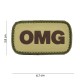 Patch 3D PVC OMG (avec velcro) de la marque 101 Inc (14010 | 444100-3860)