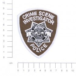 Patch tissus "CSI", 101 Inc