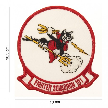 Patch tissus "Fighter squadron", 101 Inc