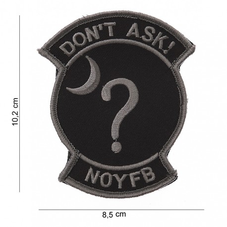 Patch tissus Don't ask de la marque 101 Inc (442306-3209)