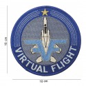 Patch tissus Avion virtuel