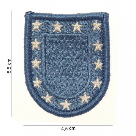 Patch tissu (à coudre) US baret flash bleu de la marque 101 Inc (3022 | 442304-640)