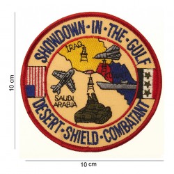 Patch tissus "Shield-combatant" désert, 101 Inc