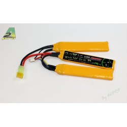 Airsoft - Batterie 3 sticks Li-Po 11.1 V - 1100 mAh (cosse mini tamiya) de la marque A2 pro (9113012)